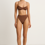 Peony Everlasting Ruched Balconette - Mocha