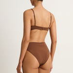 Peony Everlasting Ruched Balconette - Mocha
