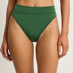 Peony Mid High Cut Pant - Bottle Green