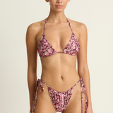 Peony String Top Ruched Channel String Pant - Viola