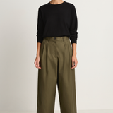 Shaina Mote Boy Trouser - Dark Olive