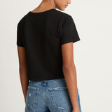 AMO Denim Babe Tee - Black