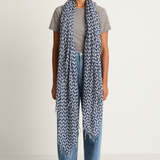 Chan Luu Cashmere & Silk Scarf - Estate Blue Tile