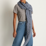 Chan Luu Cashmere & Silk Scarf - Estate Blue Tile