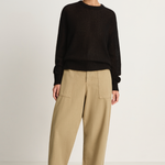 Apiece Apart Softest Tissue Weight Sweater - Black