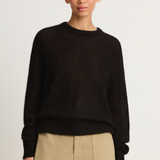 Apiece Apart Softest Tissue Weight Sweater - Black