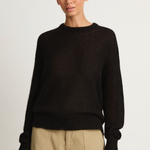 Apiece Apart Softest Tissue Weight Sweater - Black