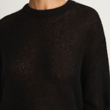 Apiece Apart Softest Tissue Weight Sweater - Black