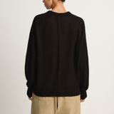 Apiece Apart Softest Tissue Weight Sweater - Black