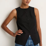 Apiece Apart Marca Tunic Vest - Black