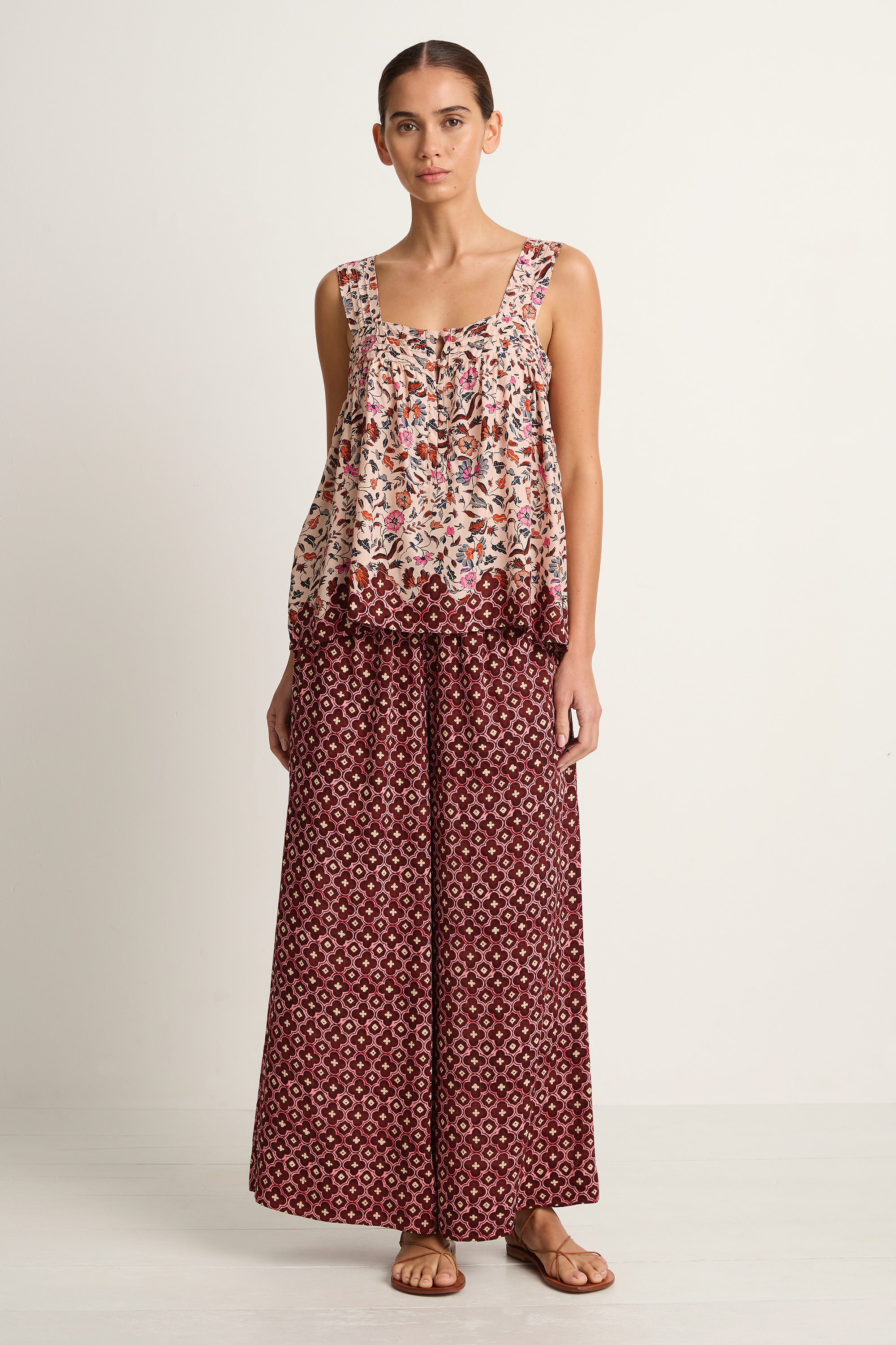 Natalie Martin Lauren Pant - Mosaic Spice