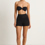 Peony Pointelle Short - Noir