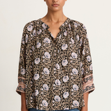 Natalie Martin Remy Top - Vintage Flowers Sepia