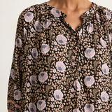 Natalie Martin Remy Top - Vintage Flowers Sepia