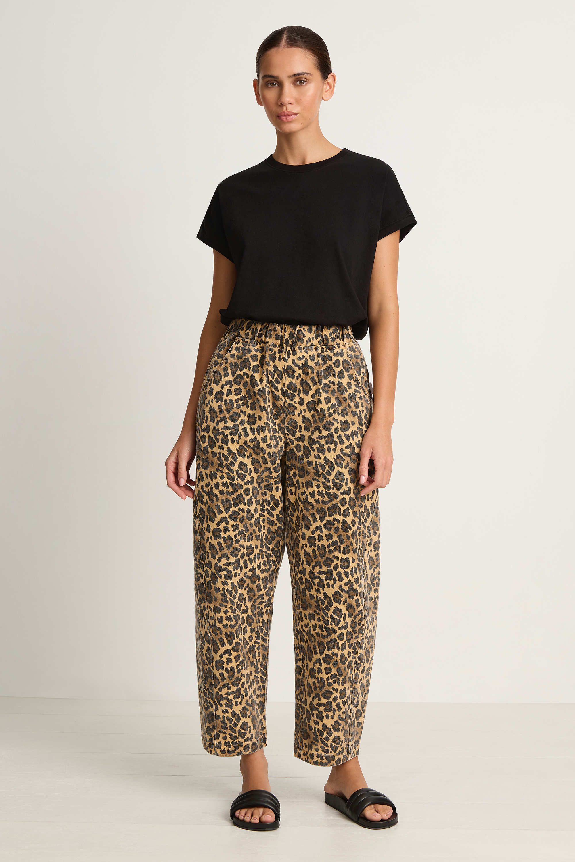 Le Bon Shoppe Arc Pants - Leopard