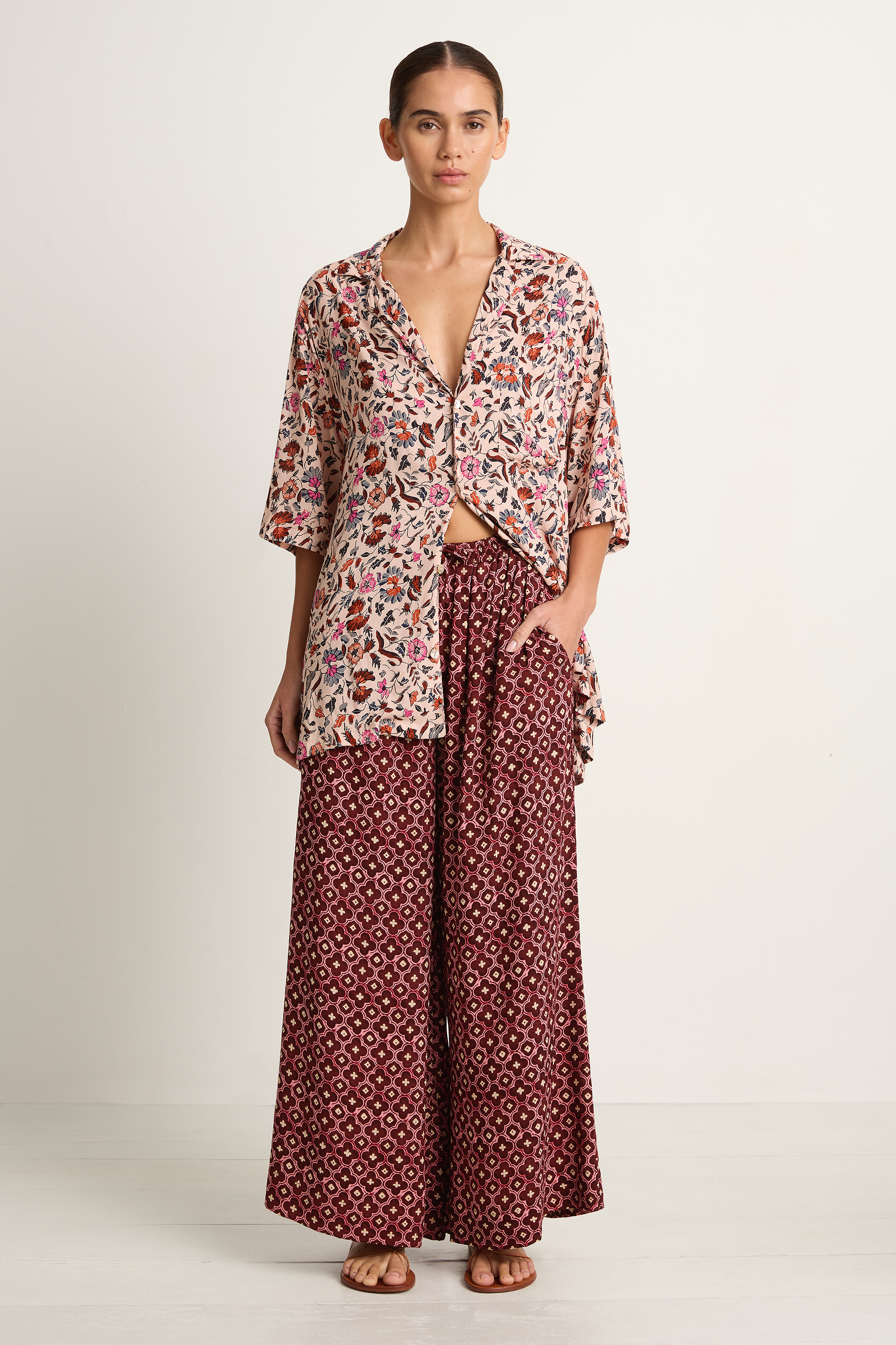 Natalie Martin Kevin Shirt - Wildflower Spice