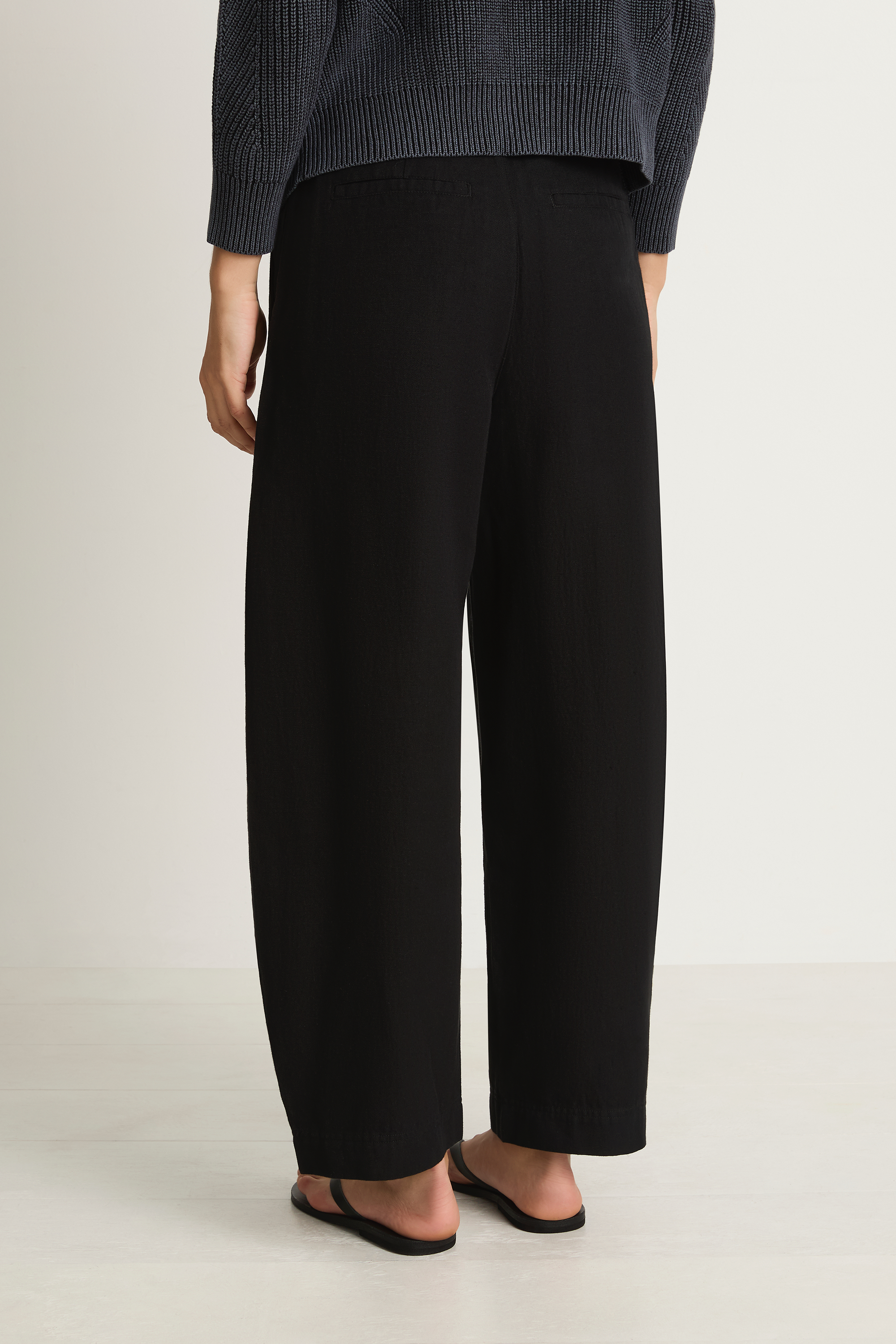 Apiece Apart Bari Crop Trouser - Black