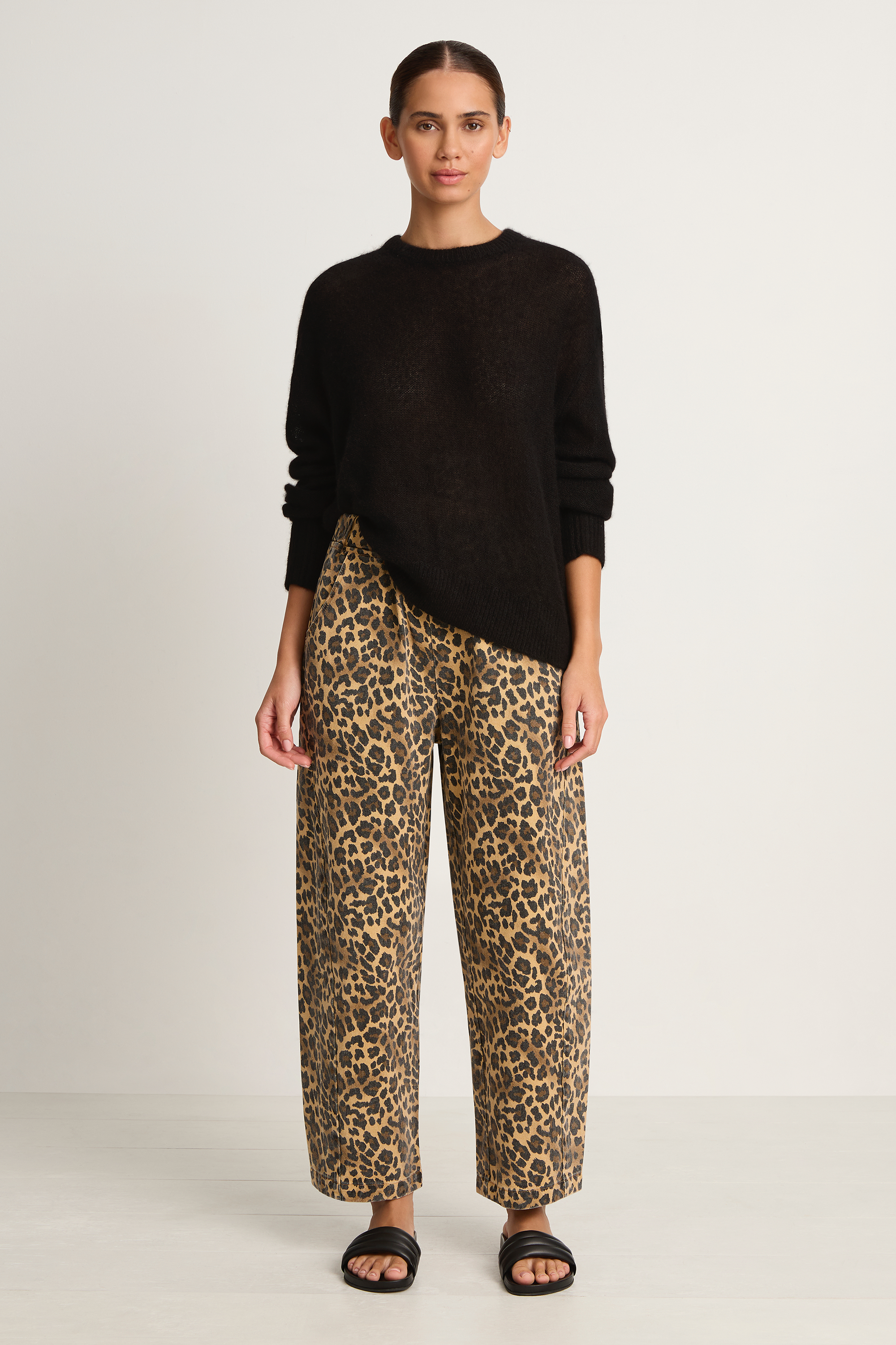 Le Bon Shoppe Arc Pants - Leopard