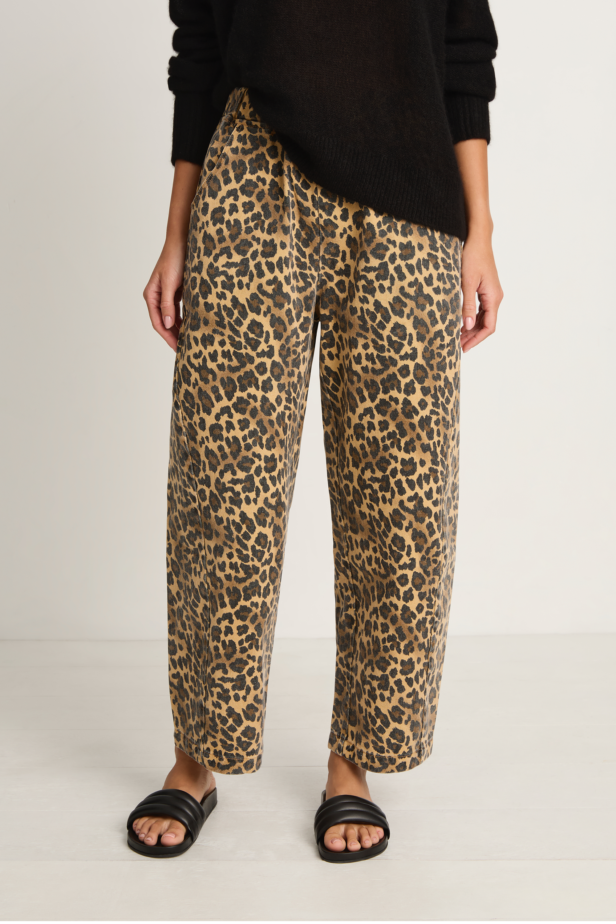 Le Bon Shoppe Arc Pants - Leopard