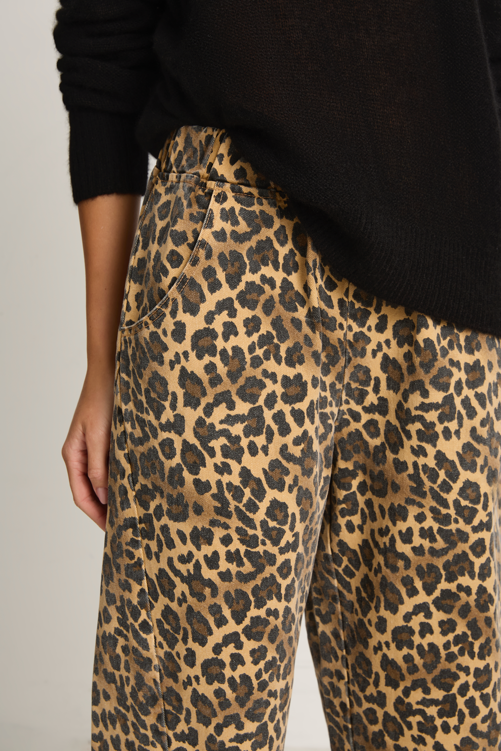 Le Bon Shoppe Arc Pants - Leopard
