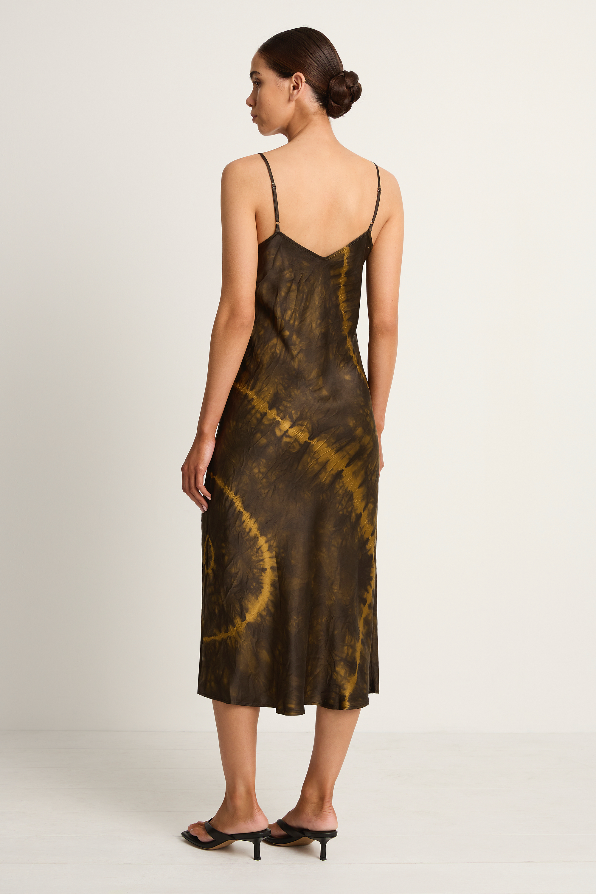 Silk Laundry 90s Slip Dress - Tie-Dye