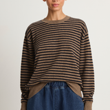 Demylee Neve Cashmere Sweater - Beige / Navy