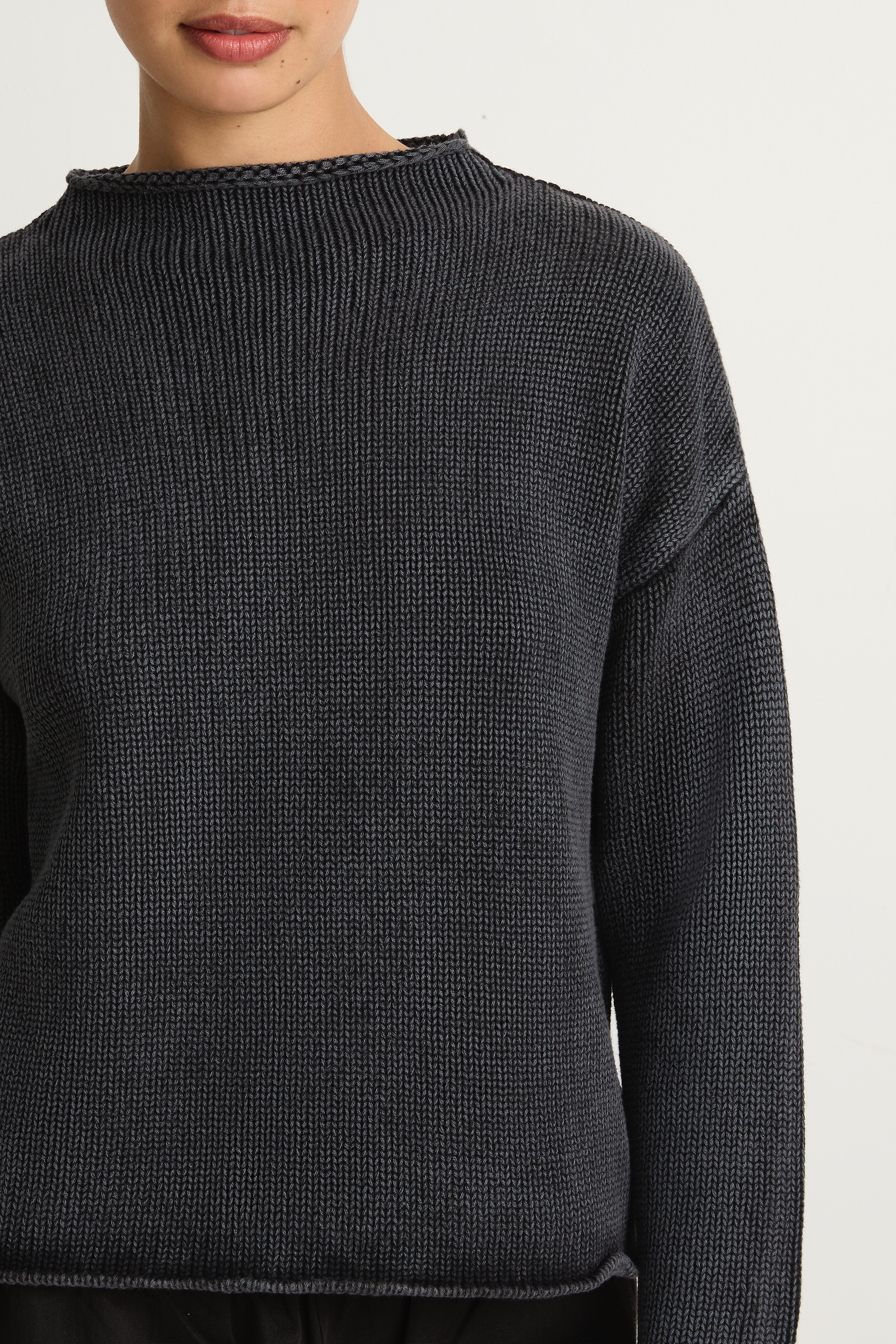 Demylee Lamis Cotton Sweater - Black