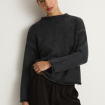 Demylee Lamis Cotton Sweater - Black