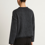 Demylee Lamis Cotton Sweater - Black