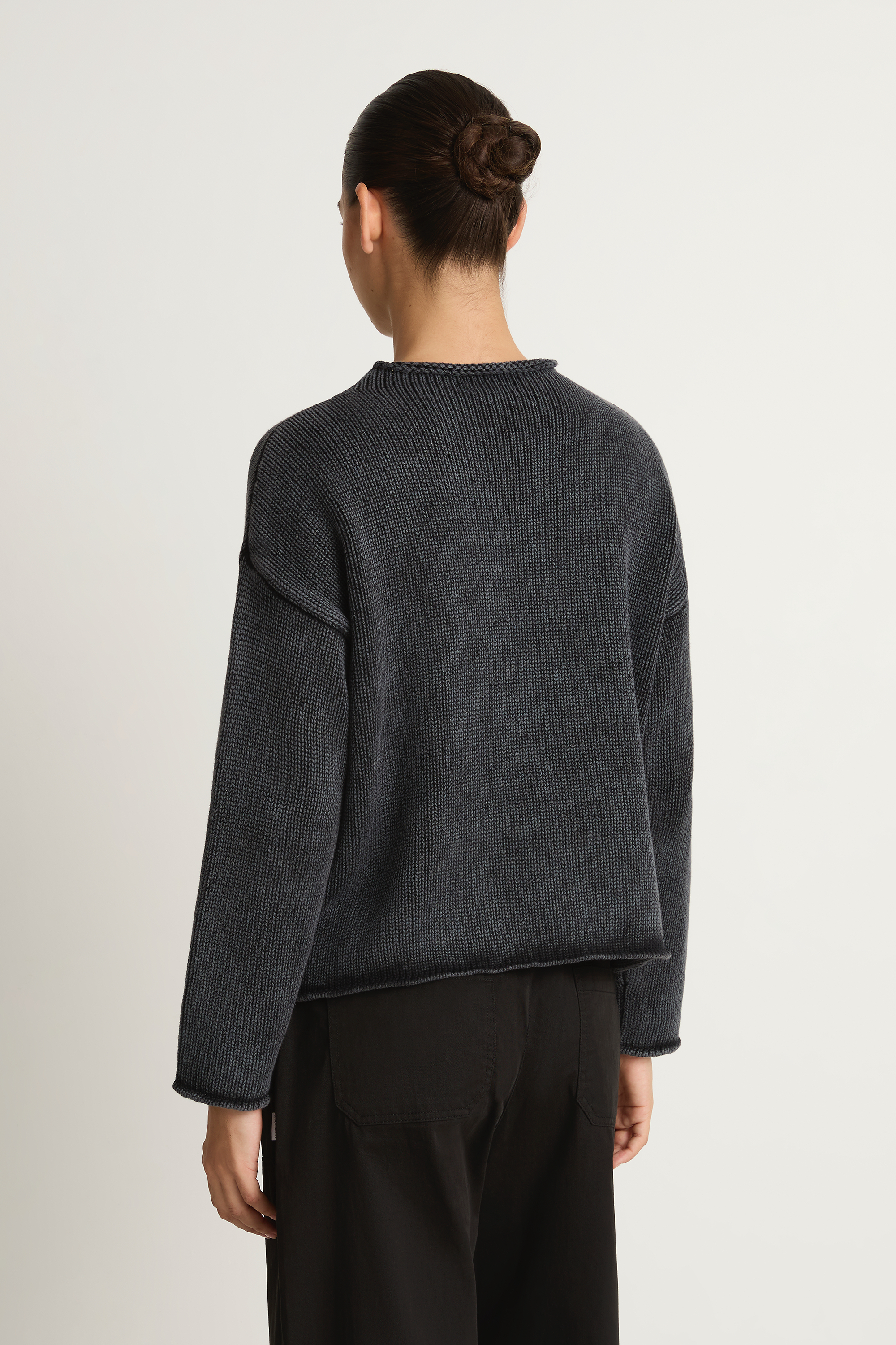 Demylee Lamis Cotton Sweater - Black