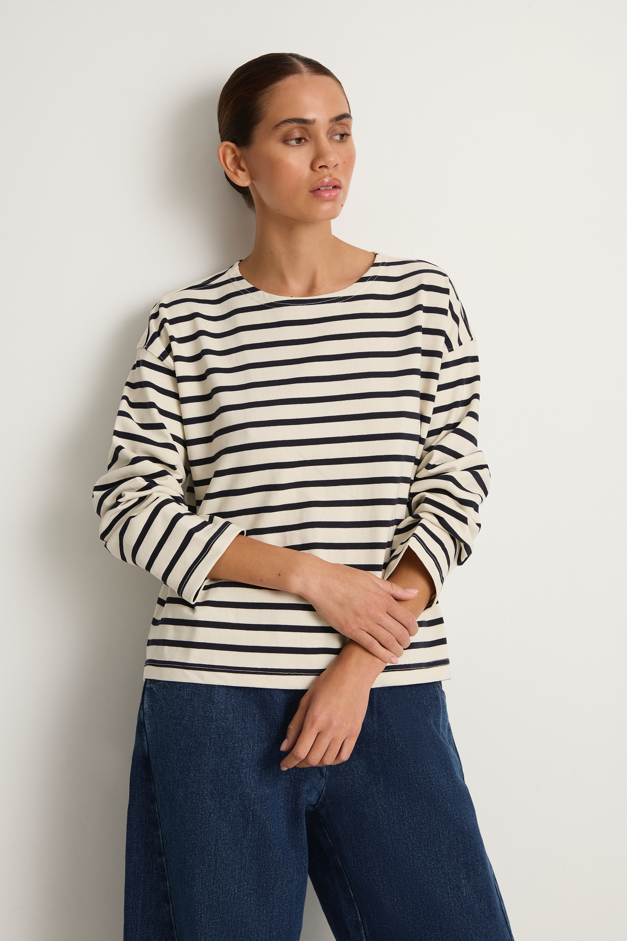 Le Bon Shoppe Sailor Top - Navy Stripe
