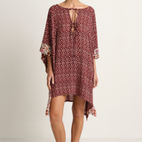Natalie Martin Paulina Mini Caftan - Mosaic Spice