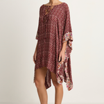 Natalie Martin Paulina Mini Caftan - Mosaic Spice