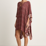 Natalie Martin Paulina Mini Caftan - Mosaic Spice