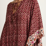 Natalie Martin Paulina Mini Caftan - Mosaic Spice