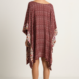 Natalie Martin Paulina Mini Caftan - Mosaic Spice