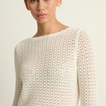 Peony Pointelle Rosie Mini Dress - Seashell