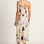 Silk Laundry 90s Slip Dress - Seashells