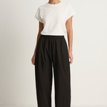 Apiece Apart Spa Pleat Pant - Black