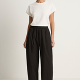 Apiece Apart Spa Pleat Pant - Black