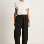 Apiece Apart Spa Pleat Pant - Black