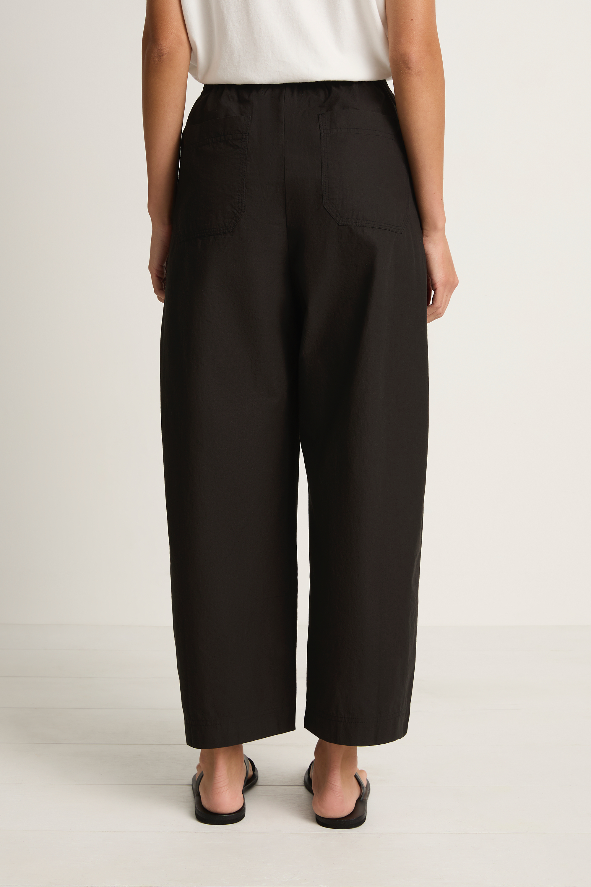 Apiece Apart Spa Pleat Pant - Black
