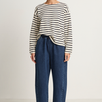 Le Bon Shoppe Sailor Top - Navy Stripe