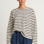 Le Bon Shoppe Sailor Top - Navy Stripe