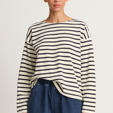 Le Bon Shoppe Sailor Top - Navy Stripe