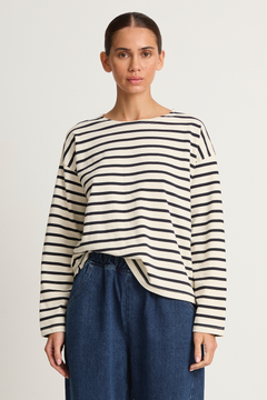 Le Bon Shoppe Sailor Top - Navy Stripe