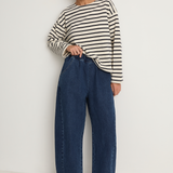 Le Bon Shoppe Arc Pants - Blue Denim