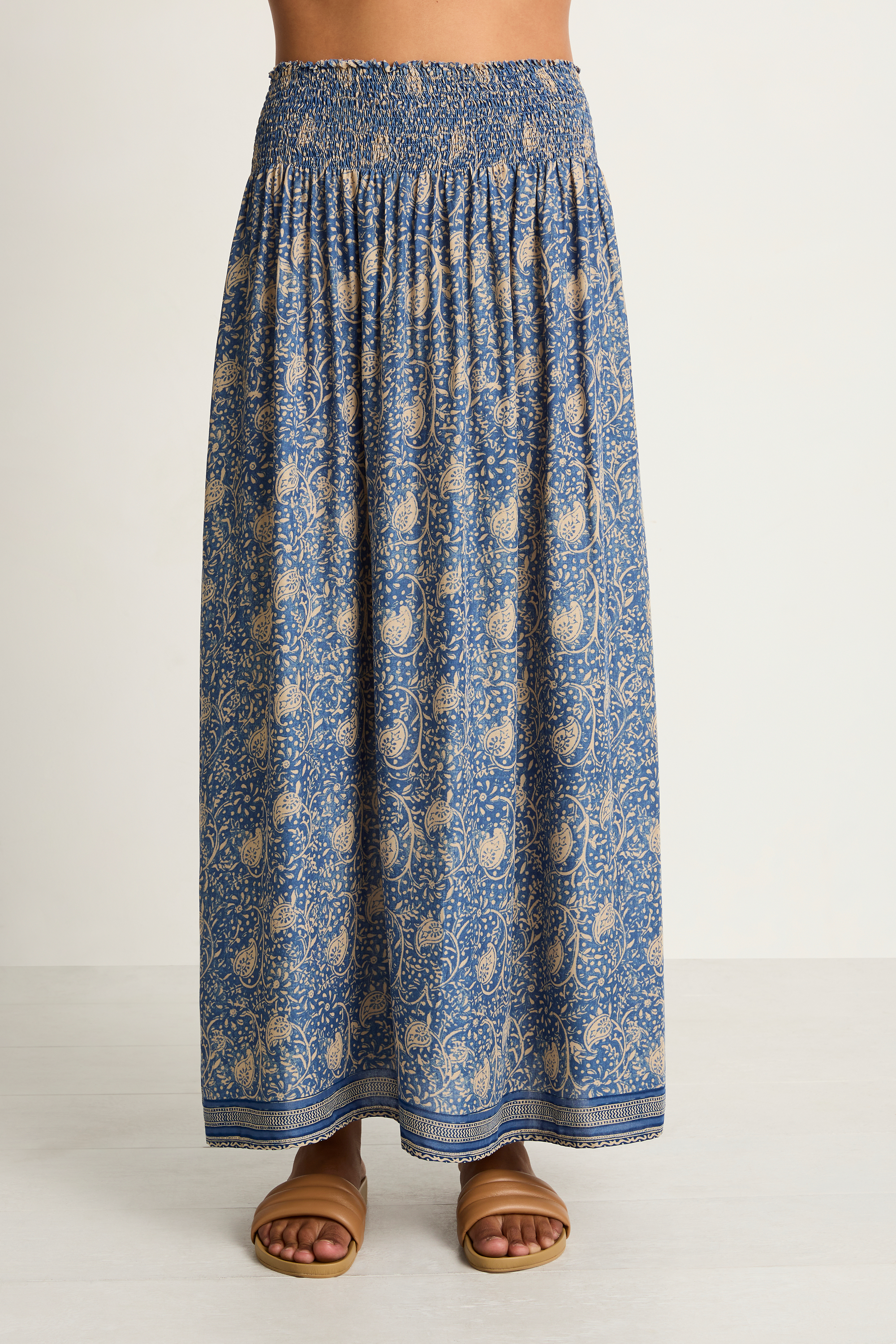 Natalie Martin Bella Skirt - Water Lily Blue