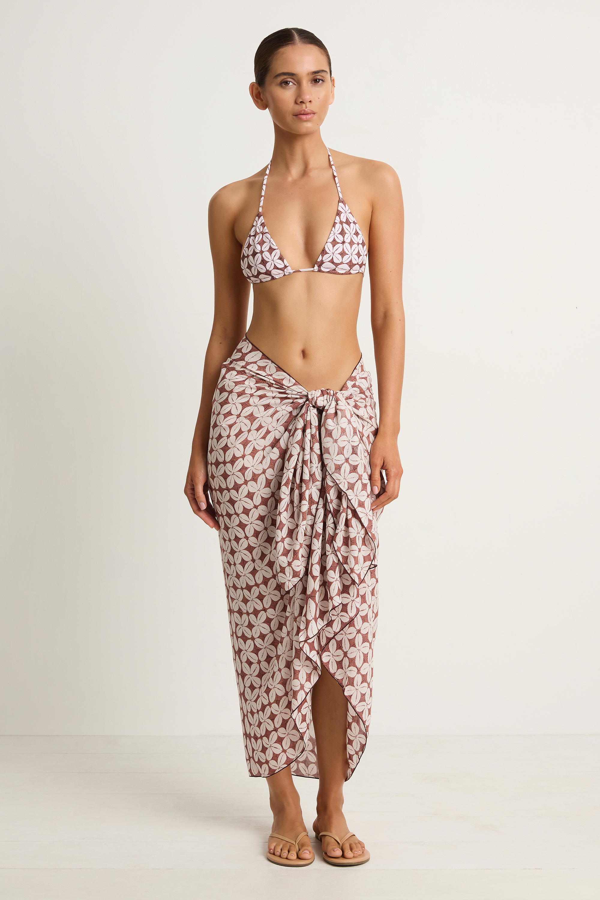 Benoa Swim Pareo - Cowrie Basket