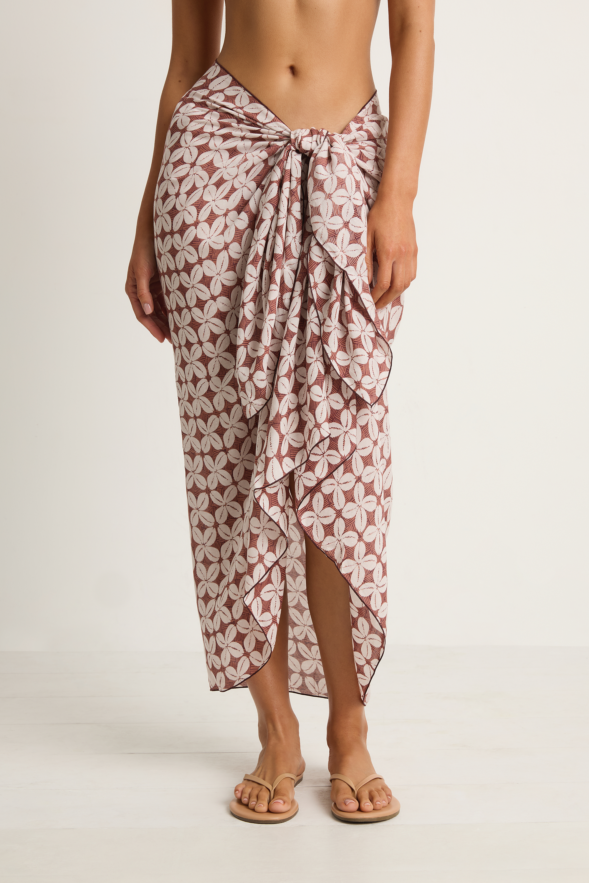Benoa Swim Pareo - Cowrie Basket